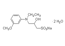 ADOS ADOS, N-Ethyl-N-(2-hydroxy-3-sulfopropyl)-3-methoxyaniline, sodium salt, dihydrate [CAS: 82692-96-4]