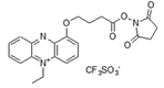 Amine-reactive PES (10mg) Amine-reactive PES, 1-[3-(Succinimidyloxycarbonyl)propoxy]-5-ethylphenazinium triflate [CAS: ]