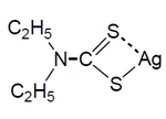 Arsemate Arsemate, Diethyldithiocarbamic acid, silver salt [CAS: 1470-61-7]