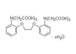 BAPTA BAPTA, O,O’-Bis(2-aminophenyl)ethyleneglycol-N,N,N’,N’-tetraacetic acid, tetrapotassium salt, hydrate [CAS: 85233-19-8(free acid)]