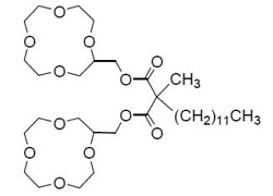 Bis(12-crown-4) Bis(12-crown-4), Bis[(12-crown-4)methyl]-2-dodecyl-2-methylmalonate [CAS: 80403-59-4]
