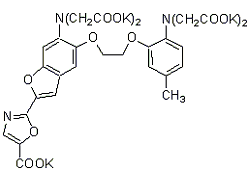 Fura 2 Fura 2, 1-[6-Amino-2-(5-carboxy-2-oxazolyl)-5-benzofuranyloxy]-2-(2-amino-5-methylphenoxy)ethane-N,N,N’,N’- tetraacetic acid, pentapotassium salt [CAS: 96314-98-6]