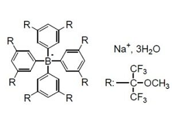HFPB HFPB, Tetrakis[3,5-bis(1,1,1,3,3,3-hexafluoro-2-methoxy-2-propyl)phenyl]borate, sodium salt, trihydrate [CAS: 120945-63-3]