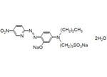 Nitro-PAPS Nitro-PAPS, 2-(5-Nitro-2-pyridylazo)-5-[N-n-propyl-N-(3-sulfopropyl)amino]phenol, disodium salt, dihydrate [CAS: 143205-66-7]